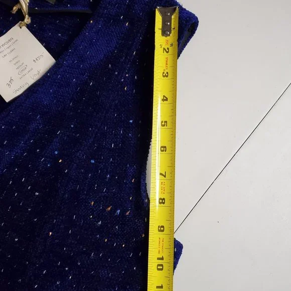 Lynn Yarrington Hand Woven Vest Sz Large NWT - Picture 9 of 14